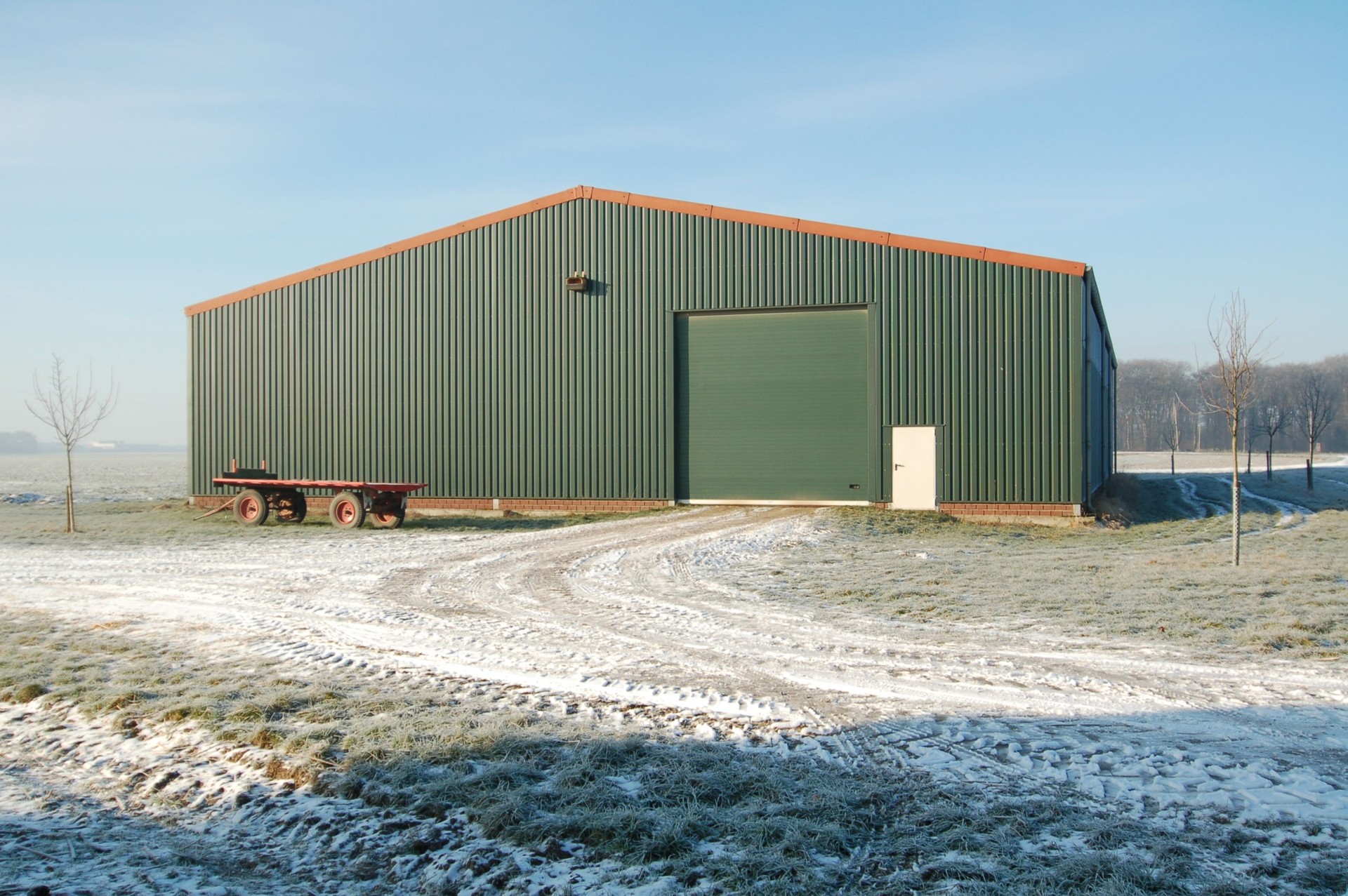 Green Coloured Warehouse